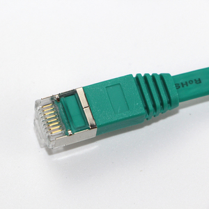 สายแพทช์แบนแบบบางเครือข่าย FTP CAT7 CAT6A บรรจุเป็นกลุ่ม0.3เมตรชิลด์32AWG Cat6a สายเคเบิลอีเธอร์เน็ตสายแพทช์แบน CAT7 - Product Image 6