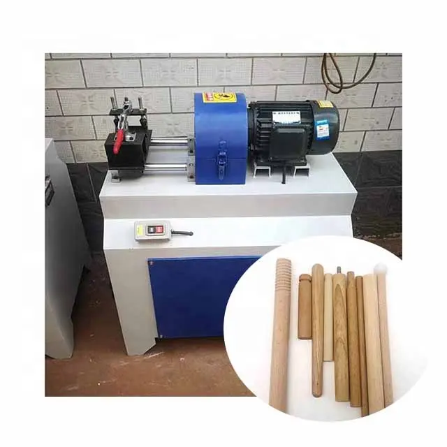Máquina de afiar barra redonda de madeira, máquina manual de afiar barras tipo cone de madeira