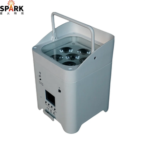SP 6x18W LED UV UV 6IN1 Uplight Powered kablosuz LED pil Par işık Uplights düğün sahne işık için - Product Image 1