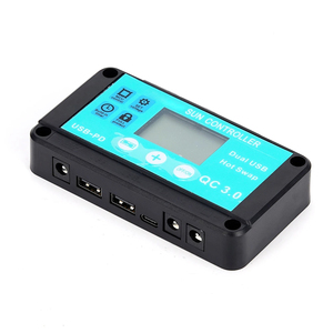 Regolatore di carica solare MPPT 10-100A 12V/24V regolatore solare a protezione multipla schermo LCD ricarica rapida caricabatteria 3.0