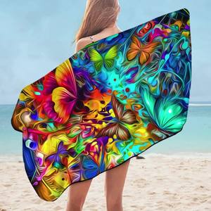 <strong>Towel</strong> Wholesale Microfiber 60*120cm Luxury Beach <strong>Towel</strong> for Adults Quick Drying &amp; Super Absorbent with Customized Style Sand Free - Product Image 1
