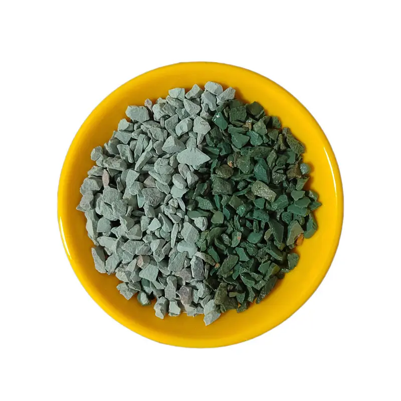 Trung quốc nhà máy tự nhiên màu xanh lá cây và trắng zeolite bột màu xanh lá cây zeolite hạt đá cho hortuculture xử lý nước 4a zeolite