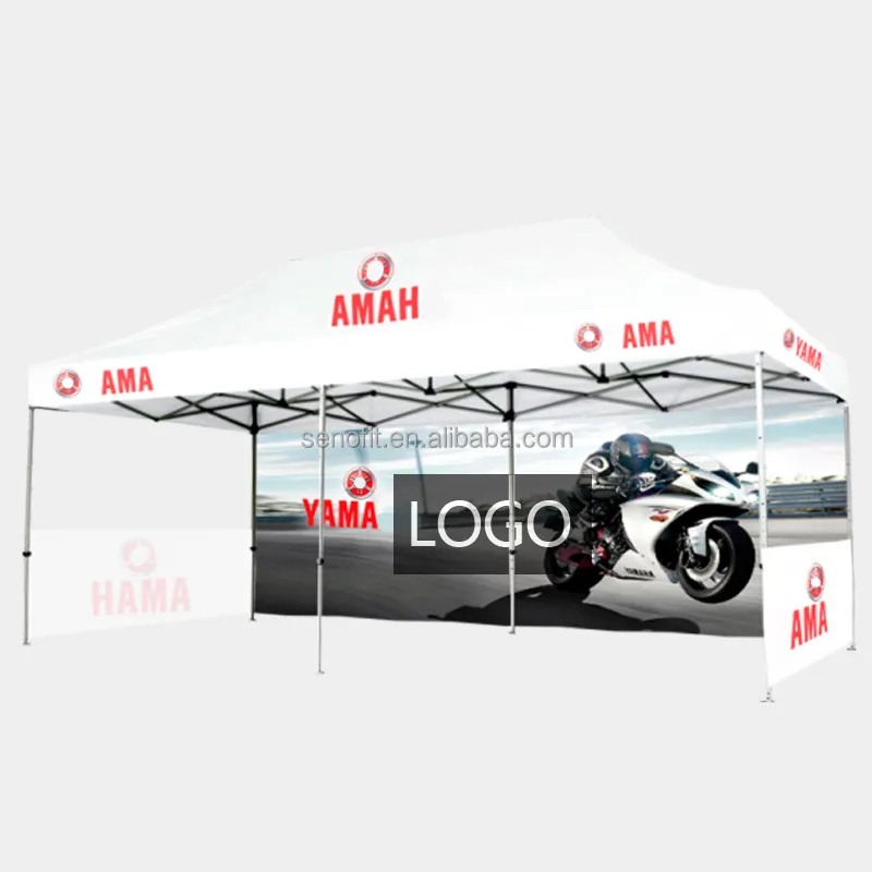 Tenda Aluminium pertunjukan Dagang tenda Aluminium 10x20 3X6 acara ez up mudah kustom lipat luar ruangan