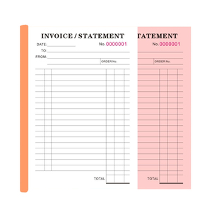 Özel makbuz kitapları kağıt ofis formları toplu tedarik toptan karbonsuz faturalar sipariş formları notebooklar kontrol - Product Image 2