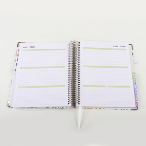 2026 di stampa personalizzata con copertina rigida a spirale libro di Note diario diario Agenda settimanale settimanale organizzatore Planner Notebook - Product Image 2