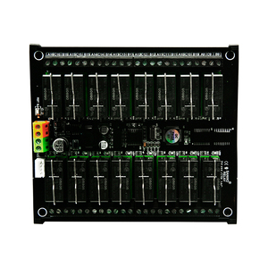16 Channel <strong>Output</strong> <strong>RS485</strong> Communication Relay Module PC Control Amplifier 16A 12V with Guide Rail Supports <strong>Modbus</strong> Protocol