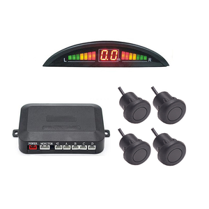 Hesida calidad Universal coche pantalla LED SISTEMA DE Sensor de aparcamiento marcha atrás Radar zumbador advertencia alarma Kit 4 ojos impermeable - Product Image 1