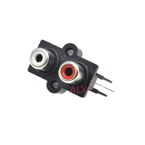 2/4/6 yollu rca stereo ses dişi jack AV ses girişi soketli konnektör Lotus sıra amplifikatör arayüzü sinyal 2/4/6 delik - Product Image 5