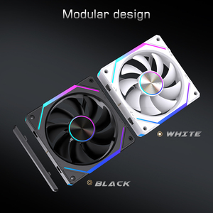 Lovingcool Silent PWM ARGB охлаждающий вентилятор 3pin с интерфейсом питания Быстрый корпус компьютера охлаждающий строительный блок вентиляторы для игрового ПК - Product Image 4