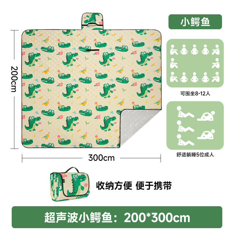 ฐานอลูมิเนียมฟอยล์ลายจระเข้ขนาดเล็ก 200*300 ซม.