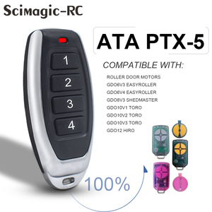 ATA PTX5 PTX2 Garagen fernbedienung Kompatibel mit ATA PTX5v1 PTX5v2 PTX2v1 PTX2v2 TrioCode Fernbedienung sender