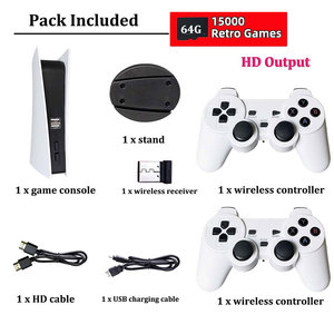 GS5Proゲームステーション64ビットレトロTVビデオゲームコンソール15000ゲームHD出力内蔵PS1/NES用クラシックゲームコンソール - Product Image 5