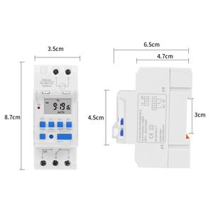 Ingresso universale 85 ~ 265Vac 16A Din Rail montato 7 giorni programmabile Timer digitale interruttore relè controllo con funzione conto alla rovescia - Product Image 4