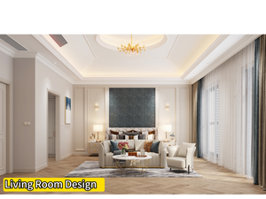 עיצוב פנים הבית עיצוב אתר וילה פרויקט 3D רינדור עיצוב פנים שירות אחוזה בית תוכנית רינדור יוקרתי - Product Image 4