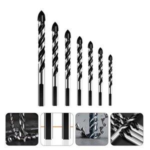 Opener Brick Hard Alloy Triangle Bit Metalworking Kit 3-12Mm <strong>Cross</strong> Hex Tile Drill Bits Set for Glass Ceramic Concrete <strong>Hole</strong>
