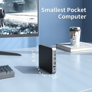 OEM de alto rendimiento Ram 16GB mini pc unidad de sistema ordenador Delgado PC Intel N5105 pequeño ordenador NUC mini portátil PC de oficina - Product Image 4