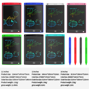 Bloc de notas L03ABLE, tablero de escritura a mano de un solo color de 8,5 pulgadas, tablero de escritura electrónica LCD, papelería personalizada, Bloc de escritura LCD de 12 pulgadas - Product Image 3