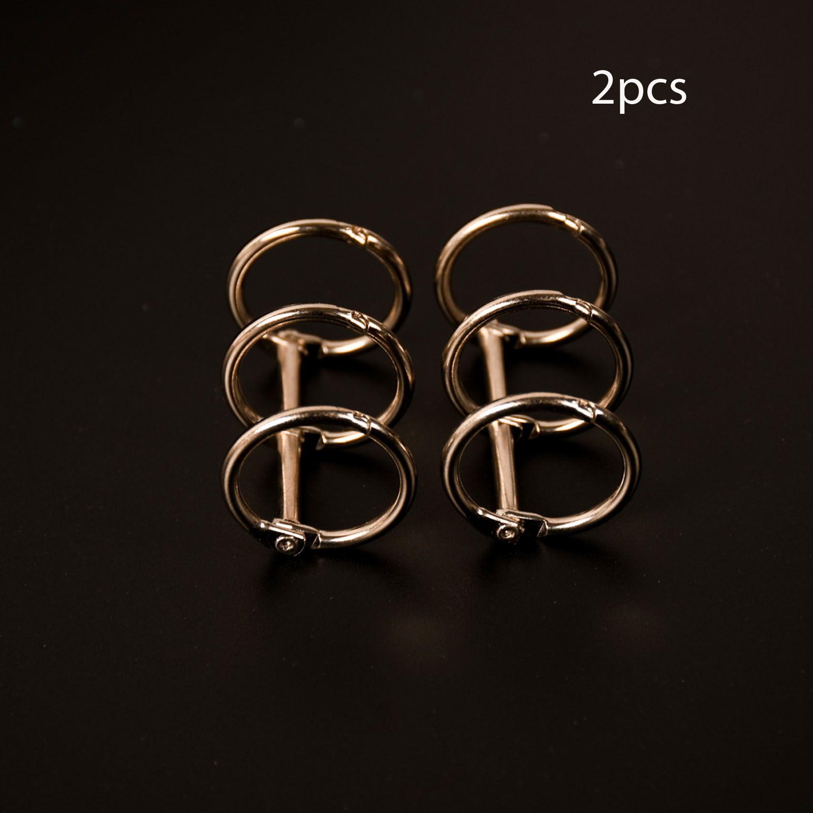 Bouton pression argenté / Diamètre intérieur 20 mm (2 pièces)