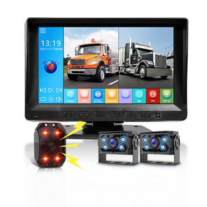 Sistema de alarma audible y visual de área ciega de 7 pulgadas, fácil instalación, 360 alrededor, Kit de Monitor de cámara de seguridad, sistema de asistencia de estacionamiento - Product Image 1