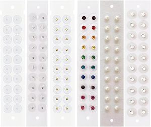 ชุดฝังเข็มแบบหูชุดสติกเกอร์เกี่ยวกับหูพร้อมเมล็ดแบบกดหูหลายสภาพ - Product Image 1