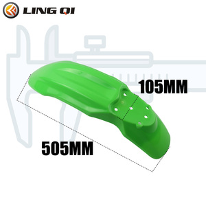 LINGQI modifiye plastik ön çamurluk çamurluk kiti Fit için CRF70 kir arazi motosikleti XR70 50 90 110 125 140 150cc çamurluk bölüm - Product Image 2