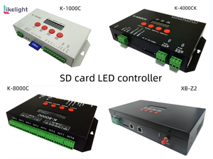 Сид SD-карты, светодиодный контроллер DC5V/12V/24V K1000C K4000CK K8000C для SPI и DMX сигнальных пиксельных ламп - Product Image 6