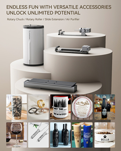 Atomstack P1 kép máy khắc laser kèm theo an toàn giáo dục sử dụng nhà khoảng trống Vòng trang sức kim loại Máy khắc laser - Product Image 5