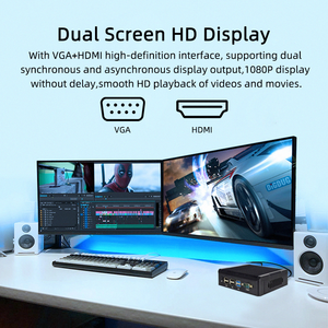 Mini PC New 11th Generation Intel Core i5 i7 4C/8T <strong>Processor</strong> Win 11 Pro Mini <strong>Computer</strong> with 2*DP 2*HD-MI 2*LAN 3*USB3.2 Type C - Product Image 2