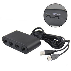 Convertidor de adaptador de controlador USB Adaptador 3 en 1 para GC a Wiis U Switch y convertidor de controlador de PC Compatible con características Turbo - Product Image 3
