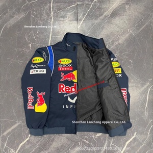 F1 Thêu Racing Phù Hợp Với Đứng Cổ Áo Hợp Thời Trang Vài Áo Khoác Cho Mùa Xuân Mùa Thu Áo Khoác Mỏng Với Phía Trước Logo Vị Trí - Product Image 5