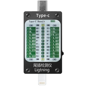 Tail Plug Testers Current Voltage <strong>Detection</strong> Type-C Lighting for IPhone for Android <strong>Computer</strong> Fault V68 - Product Image 6