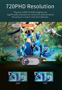 SXZ-miniproyector inteligente T7, dispositivo para mostrar datos, con wifi, 720p - Product Image 4