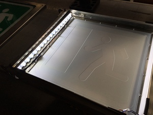 CE ROHS,24v 18w 1800LMハイパワーEDGE LIGHT LedモジュールLEDバー両面ライトボックス用 - Product Image 3