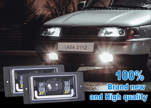 ไฟตัดหมอก LED 30W สีดำกำลังสูงสำหรับ Lada vaz Niva ชุดประกอบไฟตัดหมอกหน้า2110 ~ 2115พร้อม DRL/สัญญาณเลี้ยว12V - Product Image 4