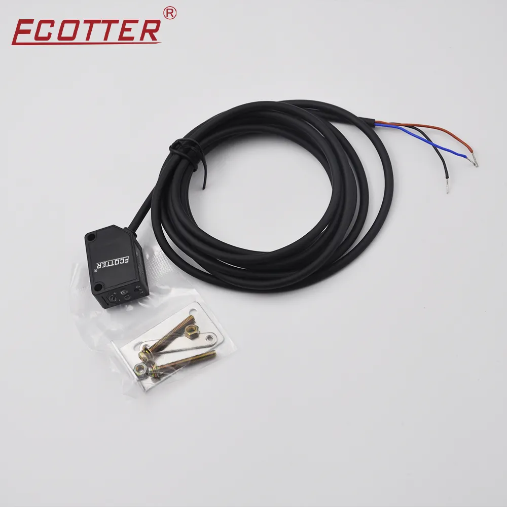 ECOTTER GN-11D-LS arka plan bastırma lazer sensorphotoelectric fotoelektrik switchColor-bağımsız küçük ışık noktası