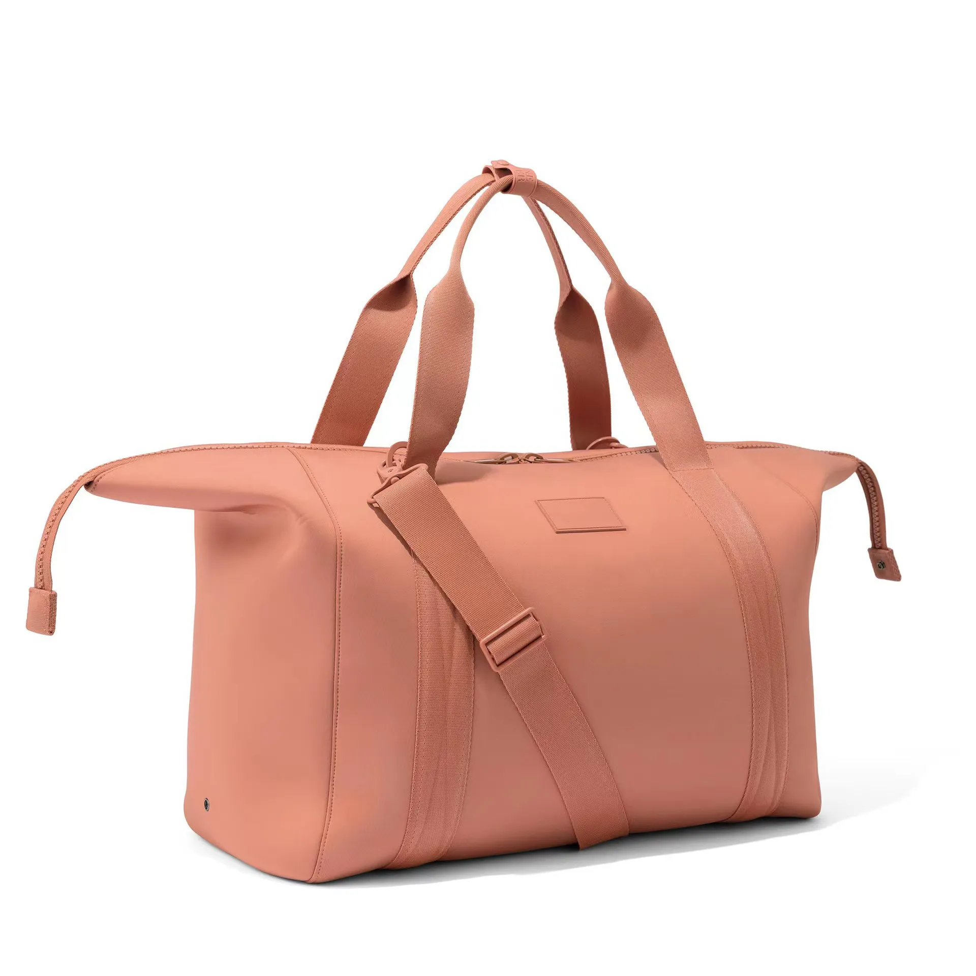 Yeni tasarım spor su geçirmez spor neopren Duffel çanta özel seyahat kozmetik kadın plaj çantası spor çantası