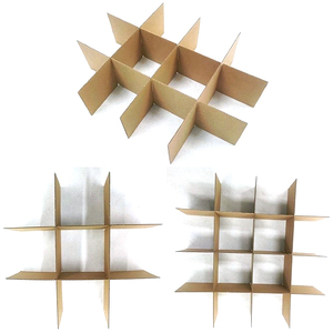 Tái chế có thể gập lại các tông chai rượu vang hộp giấy chia giá rẻ tùy chỉnh các tông khay với chia - Product Image 6