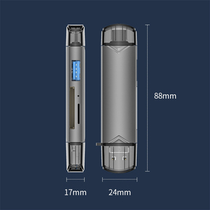 6合1 OTG读卡器USB3.0至C型微型USB适配器闪存驱动器智能存储卡读卡器TF相机迷你sd卡读卡器 - Product Image 6