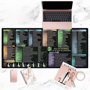 Alfombrilla de escritorio de acceso directo de Excel personalizada más nueva, acceso directo de teclado XL,XXL, alfombrilla de ratón de escritorio de goma antideslizante de goma extendida - Product Image 3