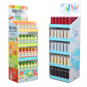 Benutzer definierte Karton POP Display Regalst änder Rack Karton Boden Display Stand für Getränke - Product Image 3
