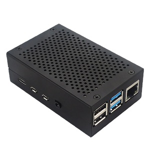 Reseau Raspberry Pi 3B/4B carcasa de refrigeración de aleación de aluminio caja protectora carcasa