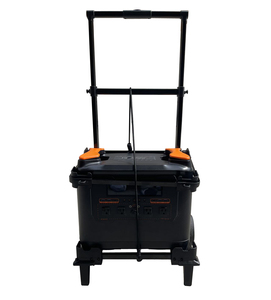 75kg <strong>Loading</strong> Compact Customized Size Folding Hand Trolley Cart Truck for Portable Power Station Bank Electric Generator Carrier - Product Image 2