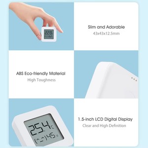 สำหรับ Xiaomi Mijia THERMOMETER 2บลูทูธเซ็นเซอร์วัดอุณหภูมิความชื้นอัจฉริยะหน้าจอ LCD ดิจิตอล Mijia APP - Product Image 3