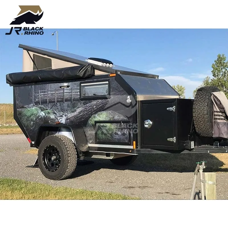 Mobiele Offroad Rv Caravan Australische Standaard 4X4 Camper Off-Road Pop-Up Camper Huis Caravan