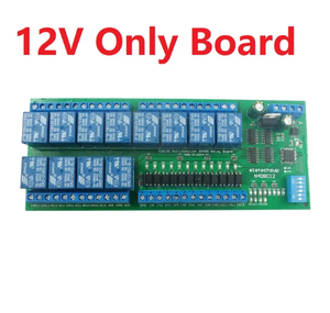 12CH DC12V NPN Digital Input <strong>Output</strong> UART RS485 <strong>Relay</strong> <strong>Module</strong> <strong>Modbus</strong> RTU DIN35 C45 Rail Box Board for Machine Control PLC PTZ - Product Image 2