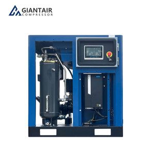 GIANTAIR 15KW Compressor De Ar 20 HP Screw air Compressor 6-14bar Low Noise Industrial Rotary Air-Compressor for vapor Blasting