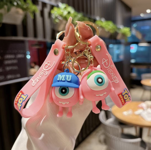 พวงกุญแจอนิเมะรูป3D ตาใหญ่สัตว์ประหลาดกระเป๋าพวงกุญแจยางซิลิโคนอุปกรณ์เสริมพวงกุญแจพวงกุญแจพวงกุญแจพีวีซีพวงกุญแจออกแบบได้ตามต้องการ - Product Image 6