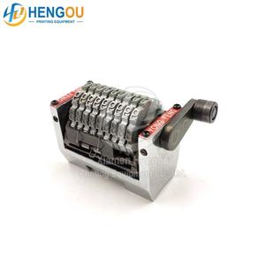 9 Digits 18.9 Numbering Machine Backward Horizontal Printing Machine Parts GTO Numbering Machine