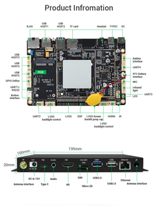 Кухня KDS дисплей веб-видео цифровой медиаплеер RK3399 встроенный Linux Box 4 + 32G HD выход простая установка - Product Image 2
