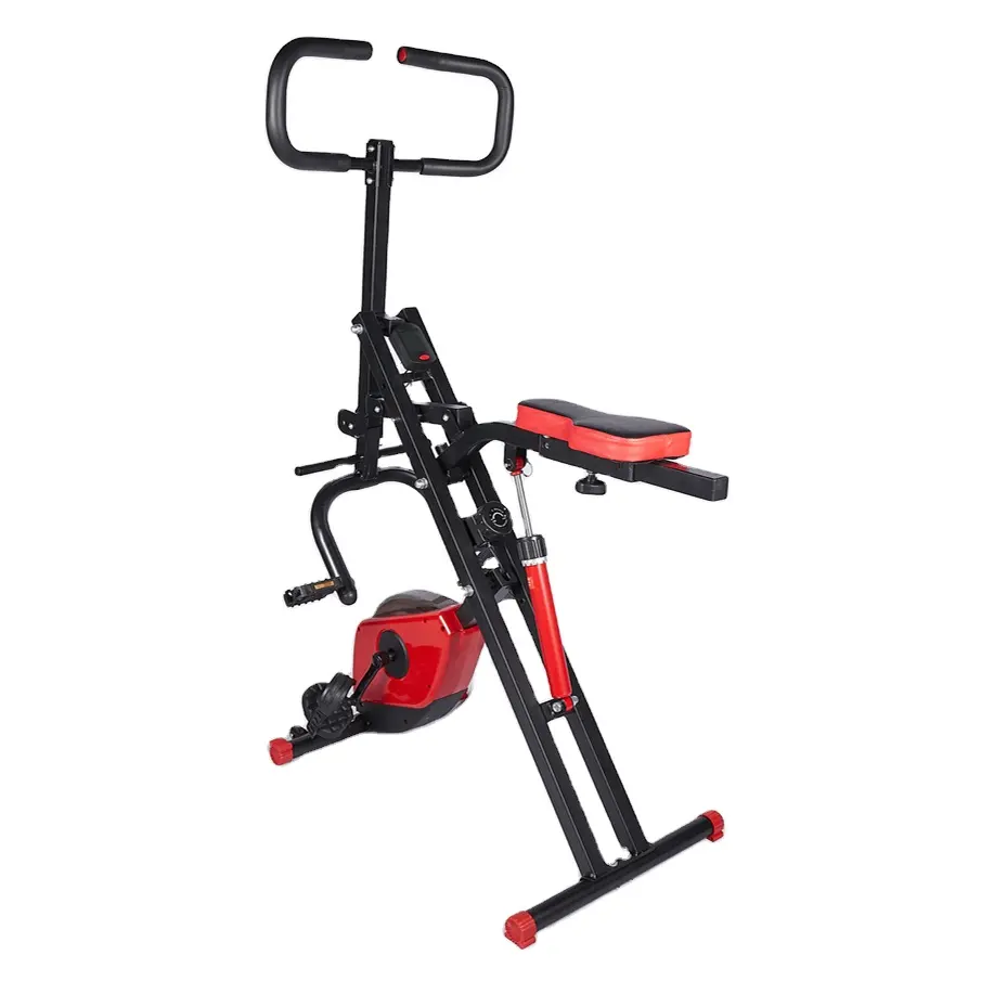 2021 Indoor Folding Exercise Bike Ganzkörper Kran Sport Fitness geräte Total Crunch Machine Reit übungs gerät